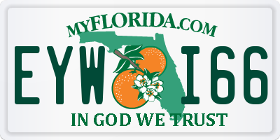 FL license plate EYWI66