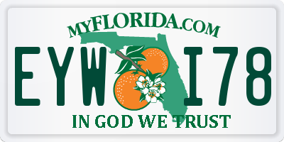 FL license plate EYWI78