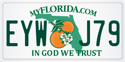 FL license plate EYWJ79
