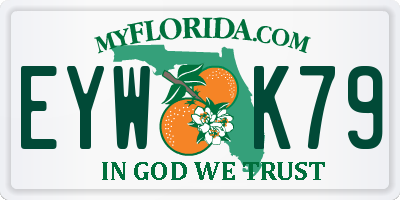 FL license plate EYWK79