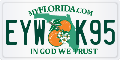 FL license plate EYWK95