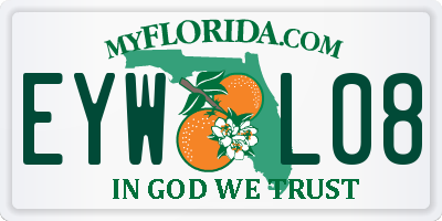 FL license plate EYWL08