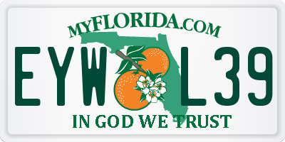 FL license plate EYWL39