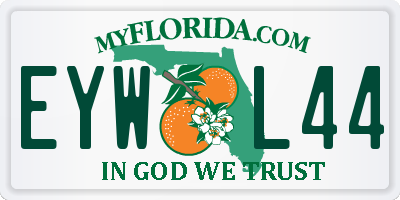 FL license plate EYWL44