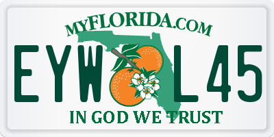 FL license plate EYWL45