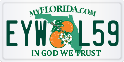 FL license plate EYWL59