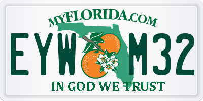 FL license plate EYWM32