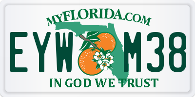 FL license plate EYWM38