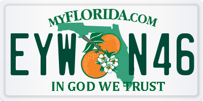 FL license plate EYWN46