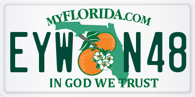 FL license plate EYWN48