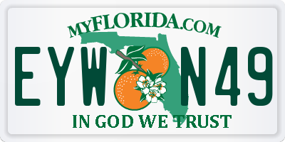 FL license plate EYWN49