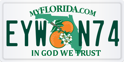 FL license plate EYWN74