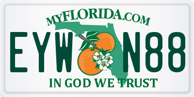 FL license plate EYWN88