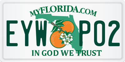FL license plate EYWP02