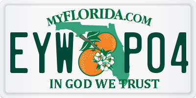 FL license plate EYWP04