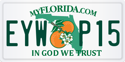 FL license plate EYWP15
