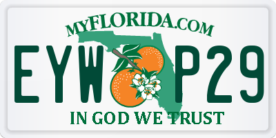 FL license plate EYWP29