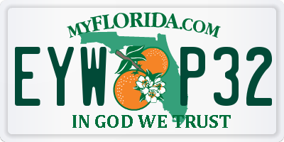 FL license plate EYWP32