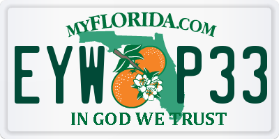 FL license plate EYWP33