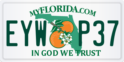 FL license plate EYWP37