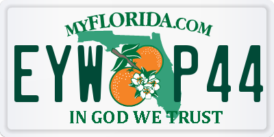 FL license plate EYWP44