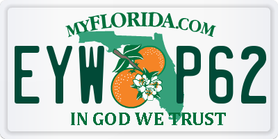 FL license plate EYWP62