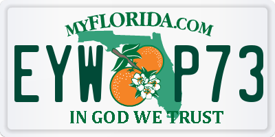 FL license plate EYWP73