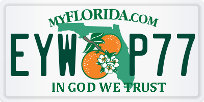 FL license plate EYWP77