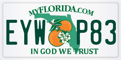 FL license plate EYWP83