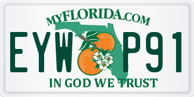 FL license plate EYWP91