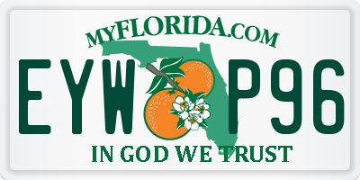 FL license plate EYWP96