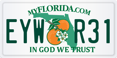 FL license plate EYWR31
