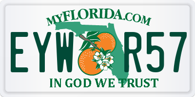 FL license plate EYWR57