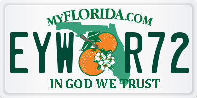 FL license plate EYWR72