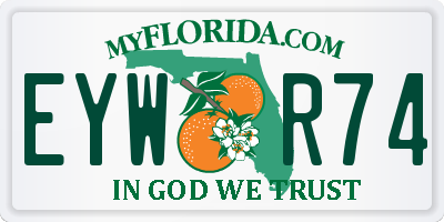 FL license plate EYWR74