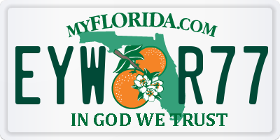 FL license plate EYWR77