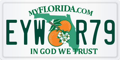 FL license plate EYWR79