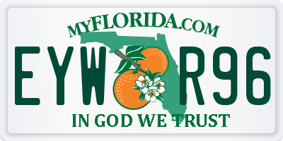 FL license plate EYWR96
