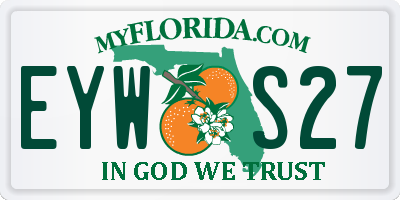 FL license plate EYWS27