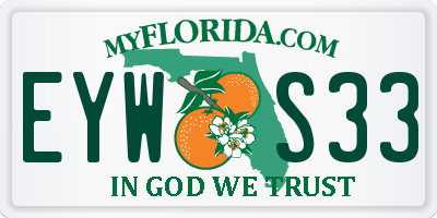 FL license plate EYWS33