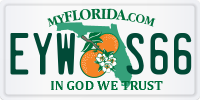 FL license plate EYWS66