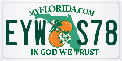 FL license plate EYWS78