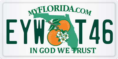 FL license plate EYWT46