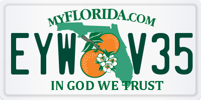 FL license plate EYWV35
