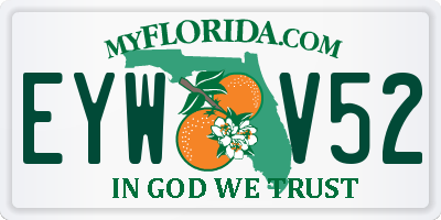 FL license plate EYWV52