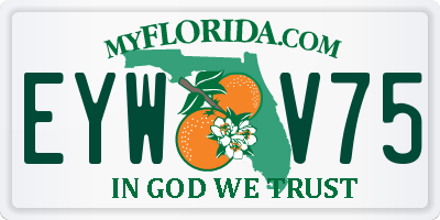 FL license plate EYWV75