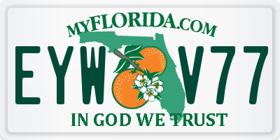 FL license plate EYWV77