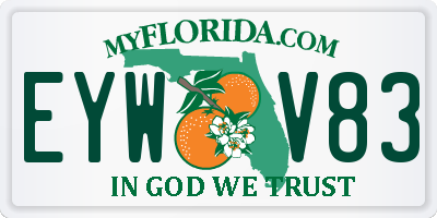 FL license plate EYWV83