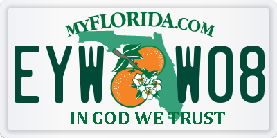 FL license plate EYWW08