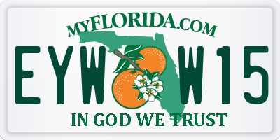 FL license plate EYWW15